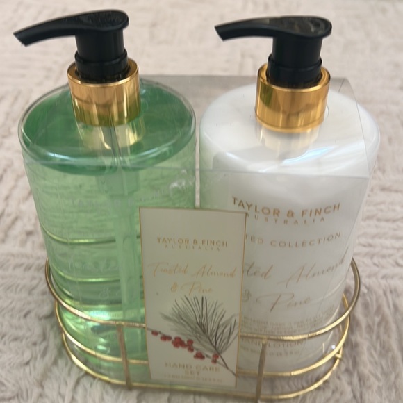Taylor & Finch Australia Toasted Almond & Pine Ltd collection Hand Care Set -New - Picture 3 of 16